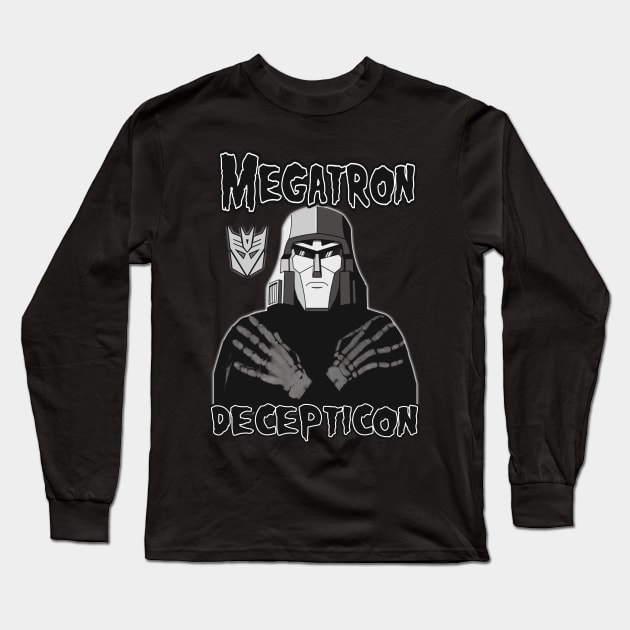 Megatron - Decepticon Long Sleeve T-Shirt by The Dark Vestiary